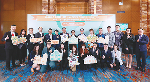 ◎ 旅遊局赴印尼舉辦澳門“旅遊+會展”最新產品資訊推介會及洽談會。