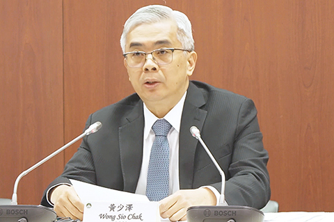 ◎ 黃少澤指警方將持續竭力遏止各類詐騙犯罪。