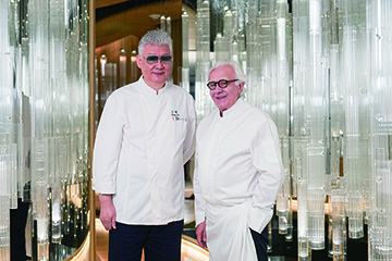 ◎ 名廚董振祥與杜卡斯。