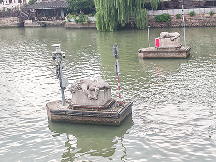 石獸趴蝮守護着兩岸百姓的家園