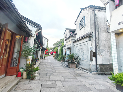 橋西老街充滿運河古韻