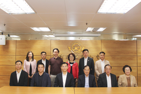 ◎ 三鄉鎮黨委書記一行訪廠商會。