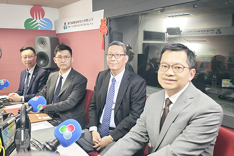 ◎ 經財範疇官員出席「澳門講場」探討產業多元發展。