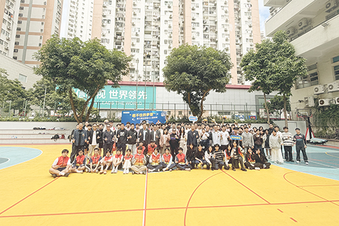 ◎ 澳門台山坊會日前舉辦台青盃三人籃賽。