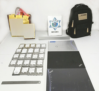 ◎ 本澳海關在關閘口岸截獲七宗不法販運個案。