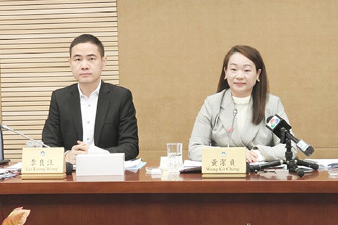 ◎ 立法會第一常設委員會主席黃潔貞。