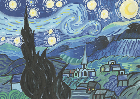 梵高星空 福建學校 六年級 梁沛瑩