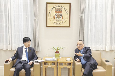 ◎ 宋永華(右)和姜瀾。