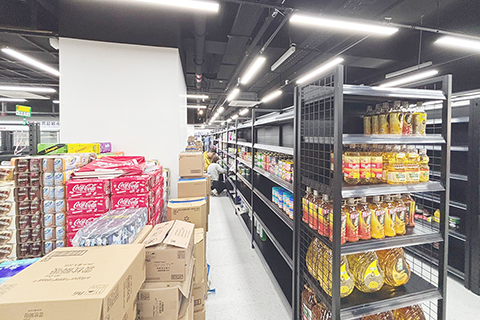 ◎ A區內超市將陸續增加貨品種類。