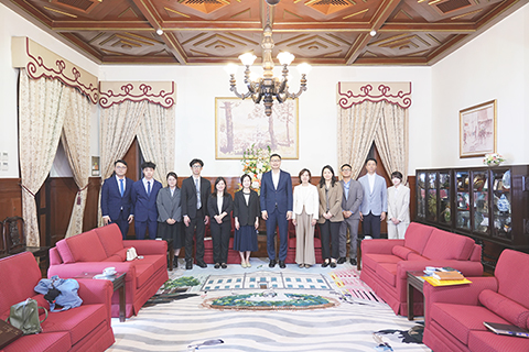 ◎ 澳門學聯代表團訪市政署,深化青年參與社區事務。