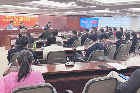 ◎ 澳門企業發展總會及屬會主辦全國「兩會」報告會。