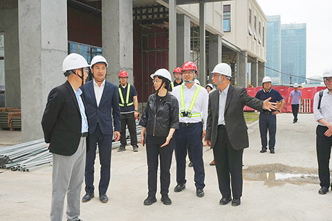 ◎ 柯嵐司長考察澳琴國際教育(大學)城第一期項目改造工程。