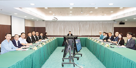◎ 「優化在建及維保工程監管跨部門協調小組」舉行首次會議。