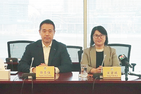 ◎ 主席宋碧琪等介紹會議內容。