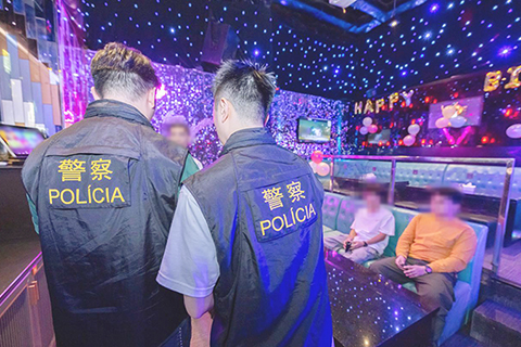 ◎ 治安警局持續開展「雷霆二0二六」行動反罪惡巡查。