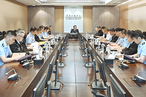 ◎ 保安範疇於日前召開內部安全風險預防會議。