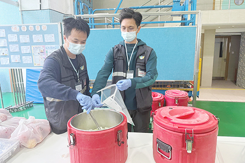 ◎ 市政署人員進行常規巡查抽檢。