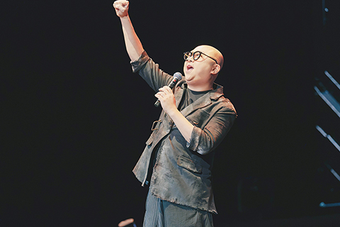 ◎ 林盛斌日前在澳門百老匯表演。